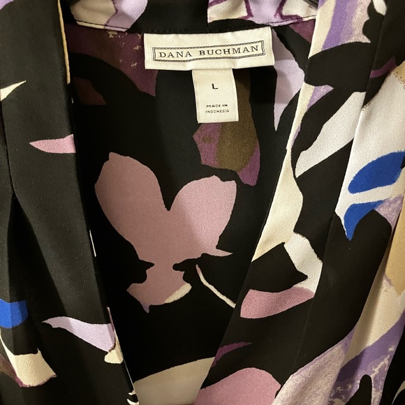 Dana Buchman Wrap Top - Picture 3 of 5